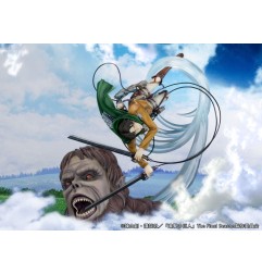 L'Attaque des Titans - Attack on Titan statuette PVC 1/7 Levi vs Beast Titan Ver. 28 cm
