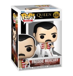 Queen - Figurine POP! Freddie Mercury avec Cape 9 cm