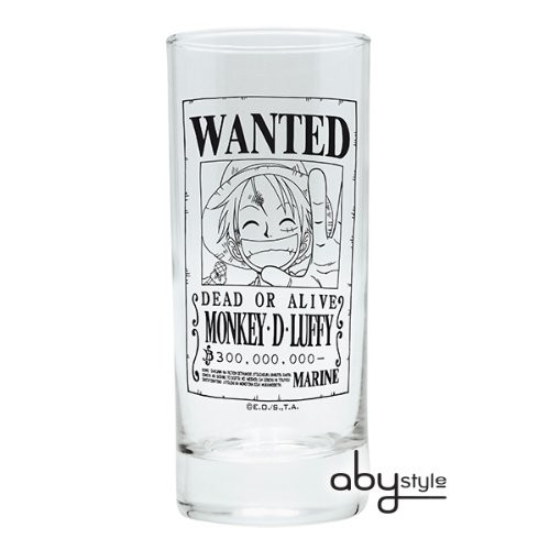ONE PIECE - Verre Luffy Wanted