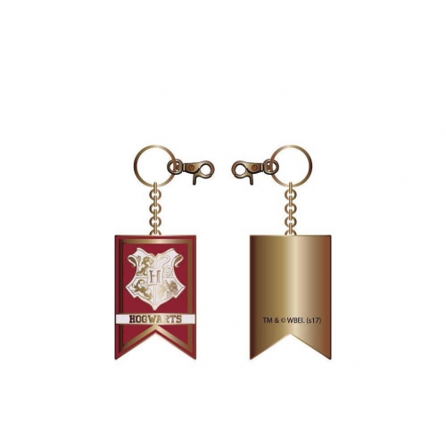 Harry Potter - Porte-clés métal Hogwarts Banner