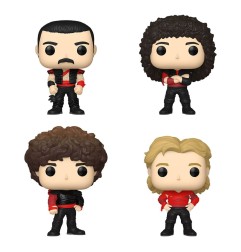 Queen - Pack 4 figurines POP! TV Vinyl Radio Gaga 9 cm