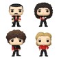Queen - Pack 4 figurines POP!  Radio Gaga 9 cm