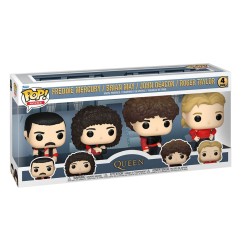 Queen - Pack 4 figurines POP! TV Vinyl Radio Gaga 9 cm