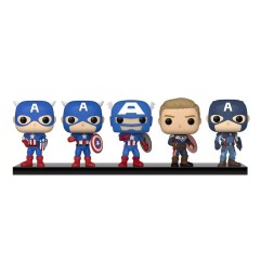 Marvel - : Year of the Shield pack 5 figurines POP! Vinyl Captain America: Through the Ages 9 cm