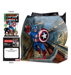 Marvel - Collection statuette PVC 1/10 Captain America (Captain America 100) 12 cm