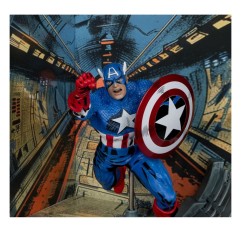 Marvel - Collection statuette PVC 1/10 Captain America (Captain America 100) 12 cm