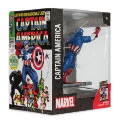 Marvel Collection - Statuette 1/10 Captain America (Captain America 100) 12 cm