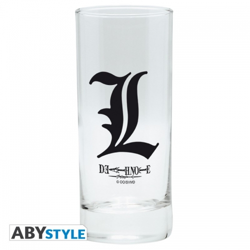 DEATH NOTE - Verre Symbol L