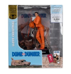 Dumb and Dumber - Statuette Movie Maniacs Lloyd Christmas (Gold Label) 15 cm