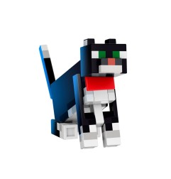 Minecraft - Figurine Diamond Level Tuxedo Cat 14 cm