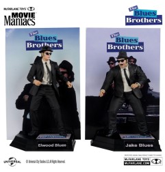 Blues Brothers - The  pack 2 statuettes PVC Movie Maniacs Jake & Elwood Blues (Gold Label) 15 cm