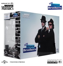 The Blues Brothers - Pack 2 statuettes Movie Maniacs Jake & Elwood Blues (Gold Label) 15 cm