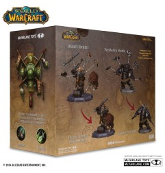 World of Warcraft - Pack 2 statuettes 1/12 Dwarf Hunter: Beast Master & Pandaren: Monk (Gold Label) 15 cm