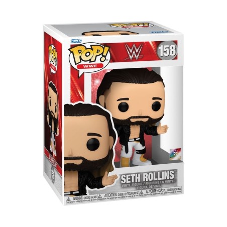 WWE - Figurine POP! Seth Rollins avec manteau 9 cm