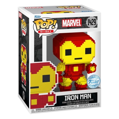 Spider-Man - Marvel POP! 8-Bit Vinyl Figurine Iron Man 9 cm