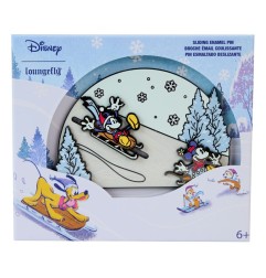 Disney - By Loungefly 3 pin's émaillés Mickey and friends Winter Wonderland Limited Edition 8 cm
