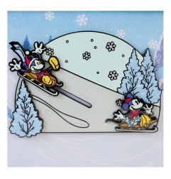 Disney - By Loungefly 3 pin's émaillés Mickey and friends Winter Wonderland Limited Edition 8 cm