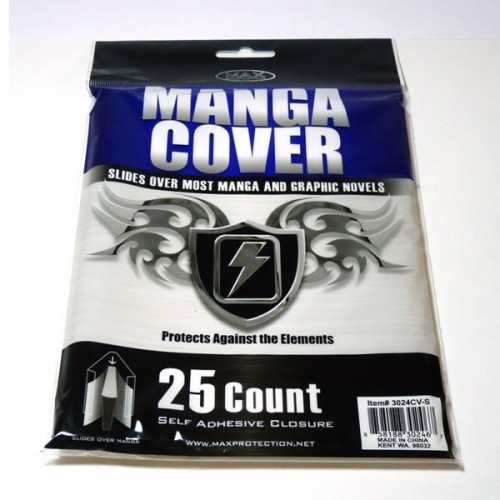 Sachets de 25 Couvertures Mangas Grand Format
