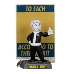 Fallout - Pack 4 statuettes PVC Movie Maniacs Lucy, Maximus, The Ghoul & Vault Boy 15 cm