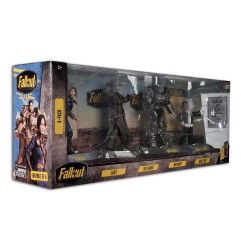 Fallout - Pack 4 statuettes Fallout Movie Maniacs Lucy, Maximus, The Ghoul & Vault Boy 15 cm