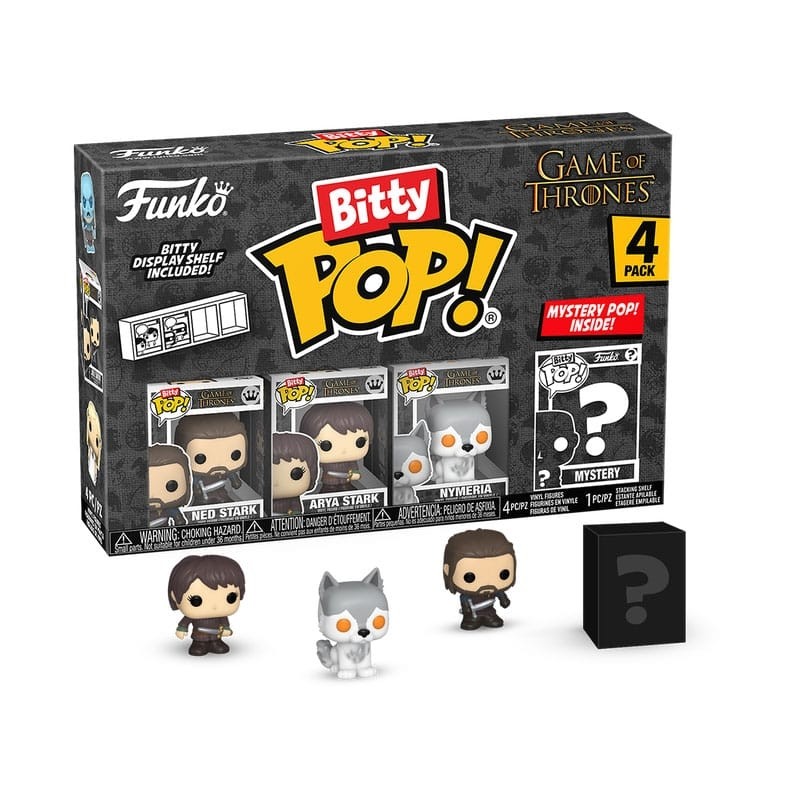 Game Of Thrones - Game of Thrones pack 4 figurines Bitty POP! Vinyl Ned Stark 2,5 cm