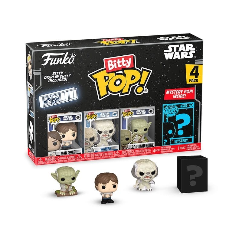 Star Wars - Pack 4 figurines Bitty POP! Vinyl Han 2,5 cm Star Wars - Pack 4 figurines Bitty POP! Vinyl Han 2,5 cm