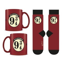 Harry Potter - Mug et chaussettes Set 9 3/4