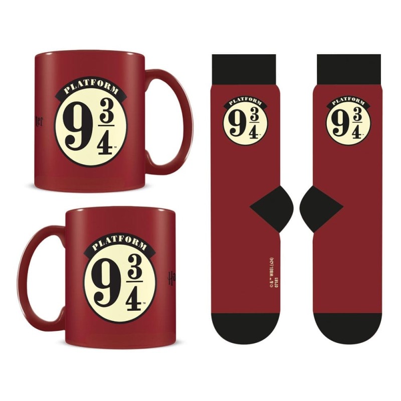 Harry Potter - Mug et chaussettes Set 9 3/4