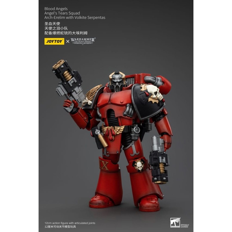 Warhammer - The Horus Heresy figurine 1/18 Blood Angels Angel's Tears Squad Arch-Erelim with Volkite Serpentas 12 cm