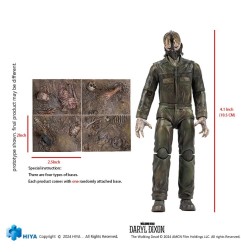 The Walking Dead - Figurine 1/18 Exquisite Mini Daryl Dixon Dark Eyes Walker 11 cm