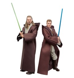 Star Wars Episode I Black Series - Pack 3 figurines Qui-Gon Jinn, Darth Maul, Obi-Wan Kenobi 15 cm