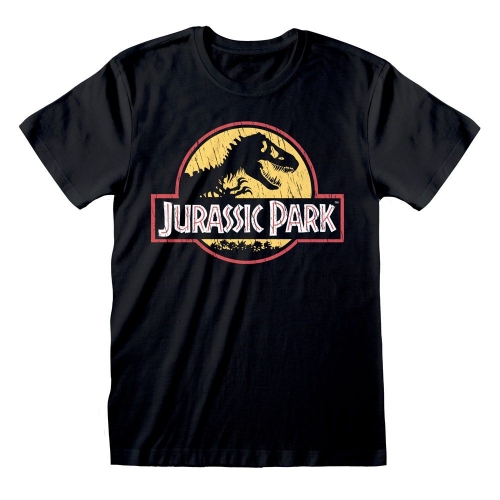 Jurassic Park - T-Shirt Original Logo Distressed