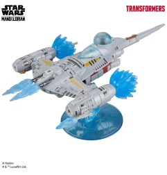 Transformers - Star Wars x  Actionfigur The Mandalorian / N-1 Starfighter 19 cm