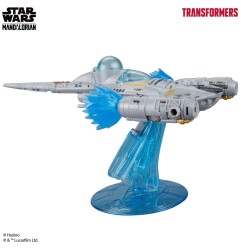 Transformers - Star Wars x  Actionfigur The Mandalorian / N-1 Starfighter 19 cm