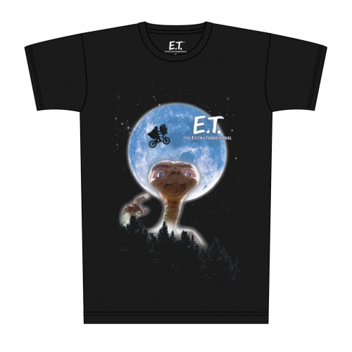 E.T. l'extra-terrestre - T-Shirt Poster Lune