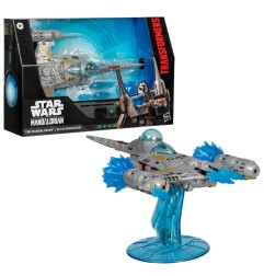 Transformers - Star Wars x  Actionfigur The Mandalorian / N-1 Starfighter 19 cm