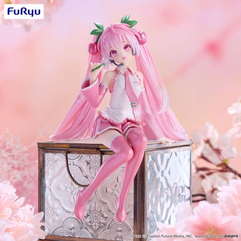 Hatsune Miku - Statuette PVC Noodle Stopper Sakura Miku 2024 Pearl Color Ver. 15 cm