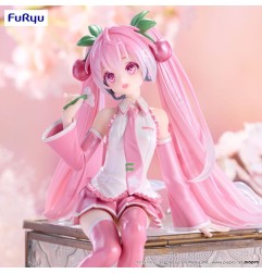 Hatsune Miku - Statuette Noodle Stopper Sakura Miku 2024 Pearl Color Ver. 15 cm