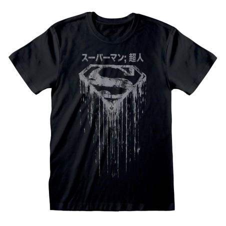 DC Comics - DC Superman T-Shirt Japanese Logo Distressed 