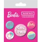 Barbie - Pack 5 badges Girl Power