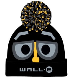 Wall-E - Bonnet Pom-Pom Face
