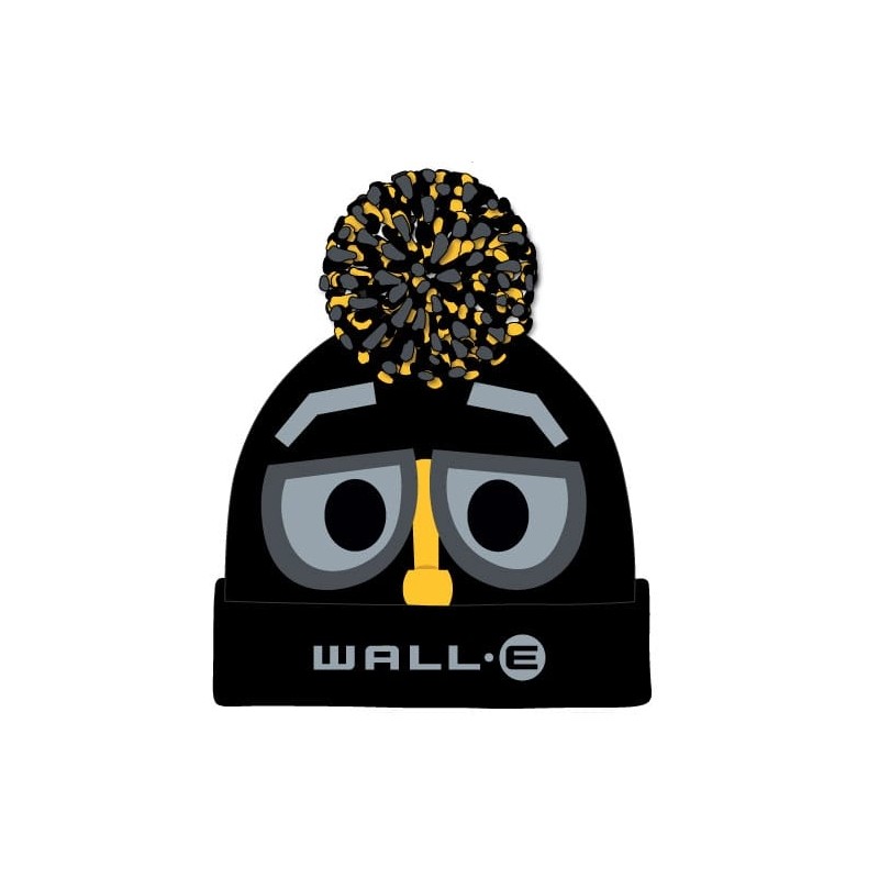 Wall-E - Bonnet Pom-Pom  Face