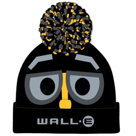 Wall-E - Bonnet Pom-Pom Face
