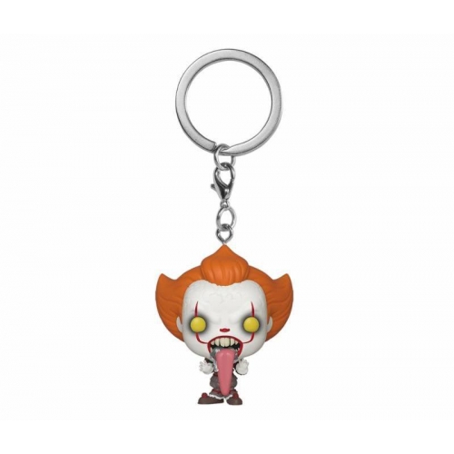 « Il » est revenu 2 - Porte-clés Pocket POP! Pennywise w/ Dog Tongue 4 cm