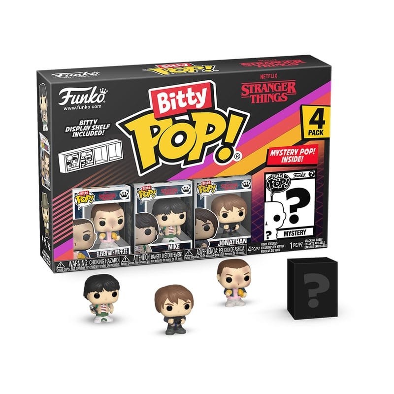 Stranger Things - Pack 4 figurines Bitty POP! Vinyl Eleven 2,5 cm