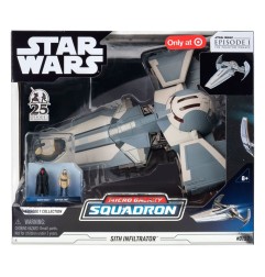 Star Wars - Véhicule avec figurine Deluxe Sith Infiltrator Episode 1 Collection 20 cm