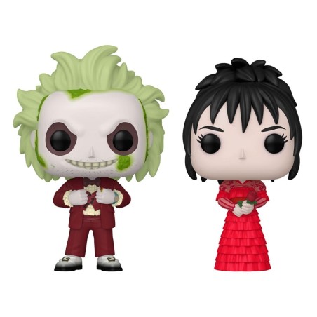 Beetlejuice - 2 pack 2 POP! Animation Vinyl figurines  & Lydia Deetz 9 cm