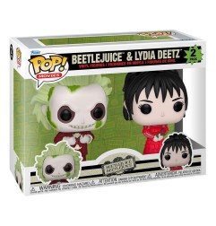 Beetlejuice 2 - Pack 2 figurines POP! Beetlejuice & Lydia Deetz 9 cm