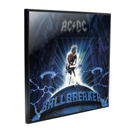 AC/DC - Décoration murale Crystal Clear Picture Ball Breaker 32 x 32 cm