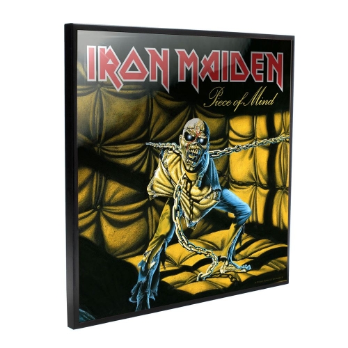 Iron Maiden - Décoration murale Crystal Clear Picture Piece of Mind 32 x 32 cm
